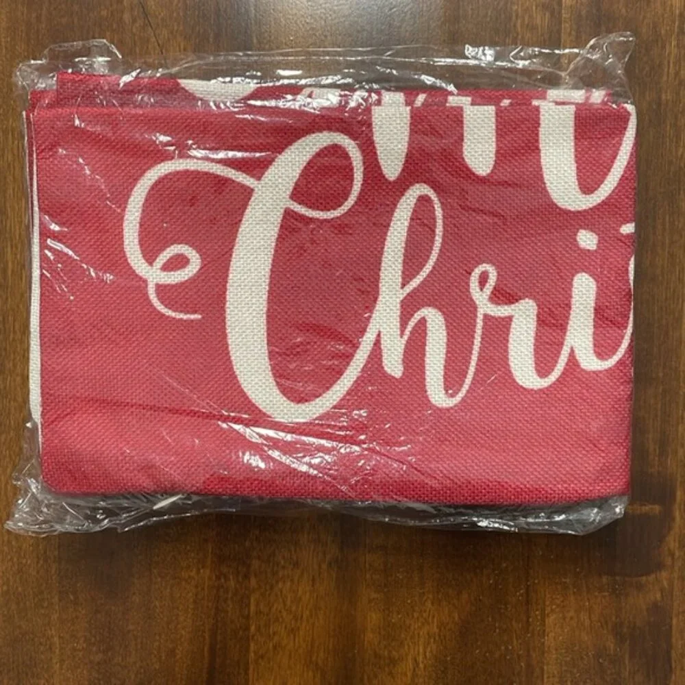 Christmas Holiday Decorative Throw‎ Pillow Covers - Covers Only - 4 Covers - New